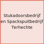 Stukadoorsbedrijf en Spackspuitbedrijf Terhechte